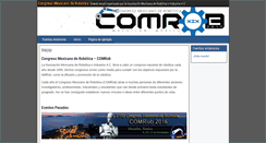 Desktop Screenshot of comrob.org